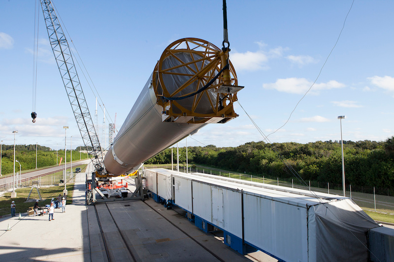 Illustration for article titled Watch the Cygnus Get Ready for Its First Post-Explosion Cargo Run to the Space Station